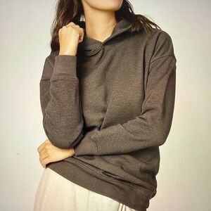 Lauren Manoogian Layer hoodie in barnwood